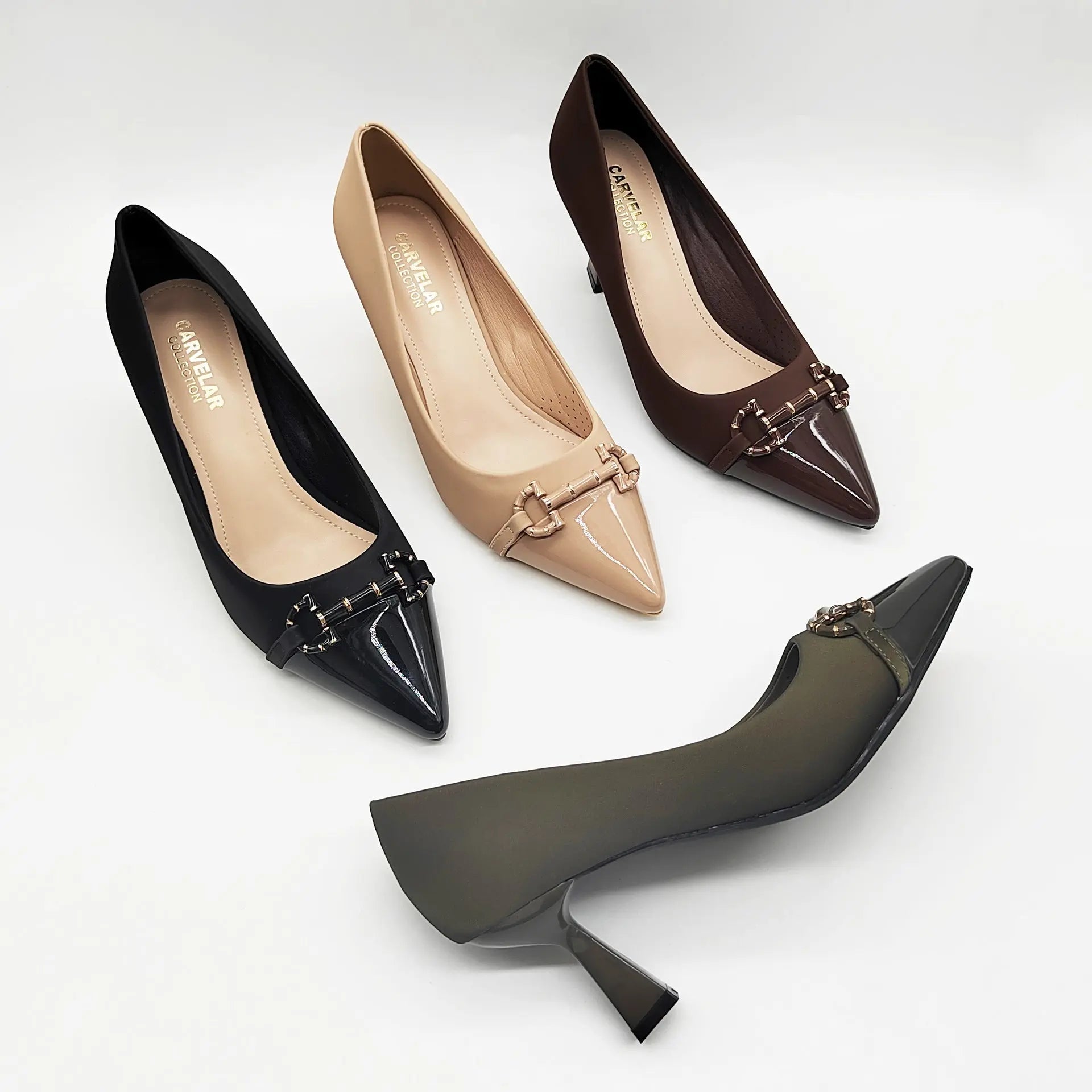 Chaussure Escarpins "Élégance Française" – Cuir Exquis & Boucle Bijou - TheSheriffShop