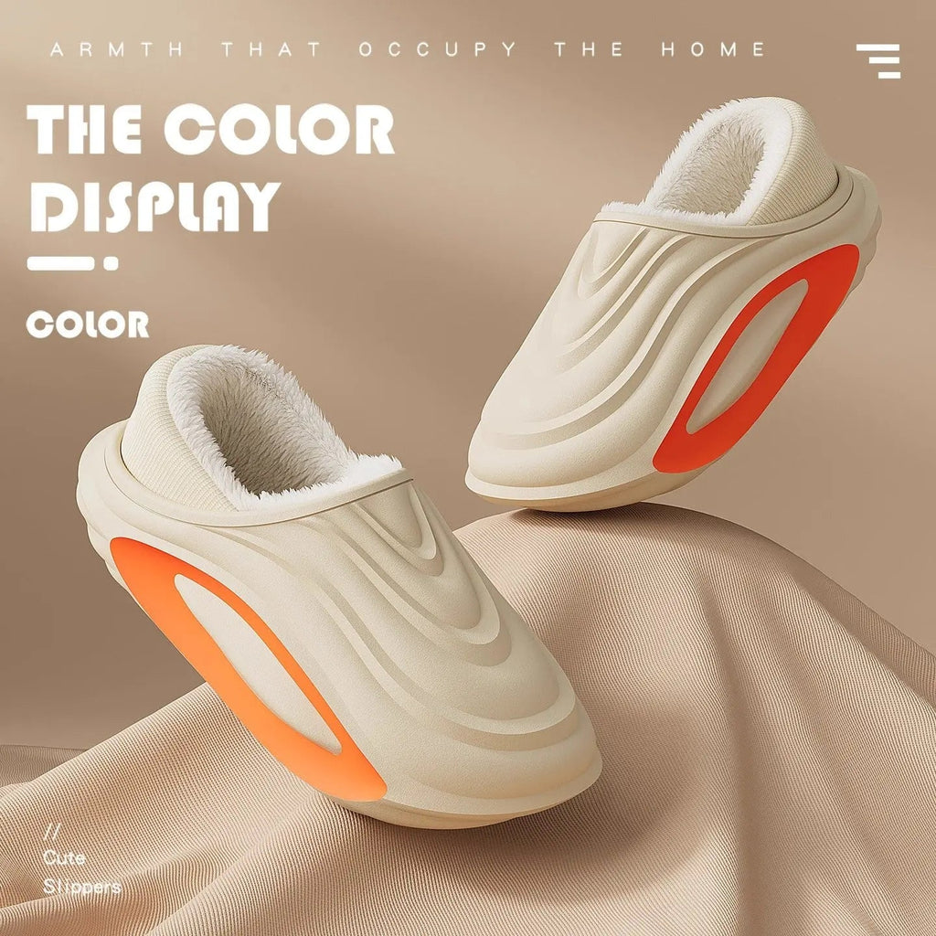 Chaussures pour femmes à semelles épaisses, antidérapantes, doublées en polaire - TheSheriffShop