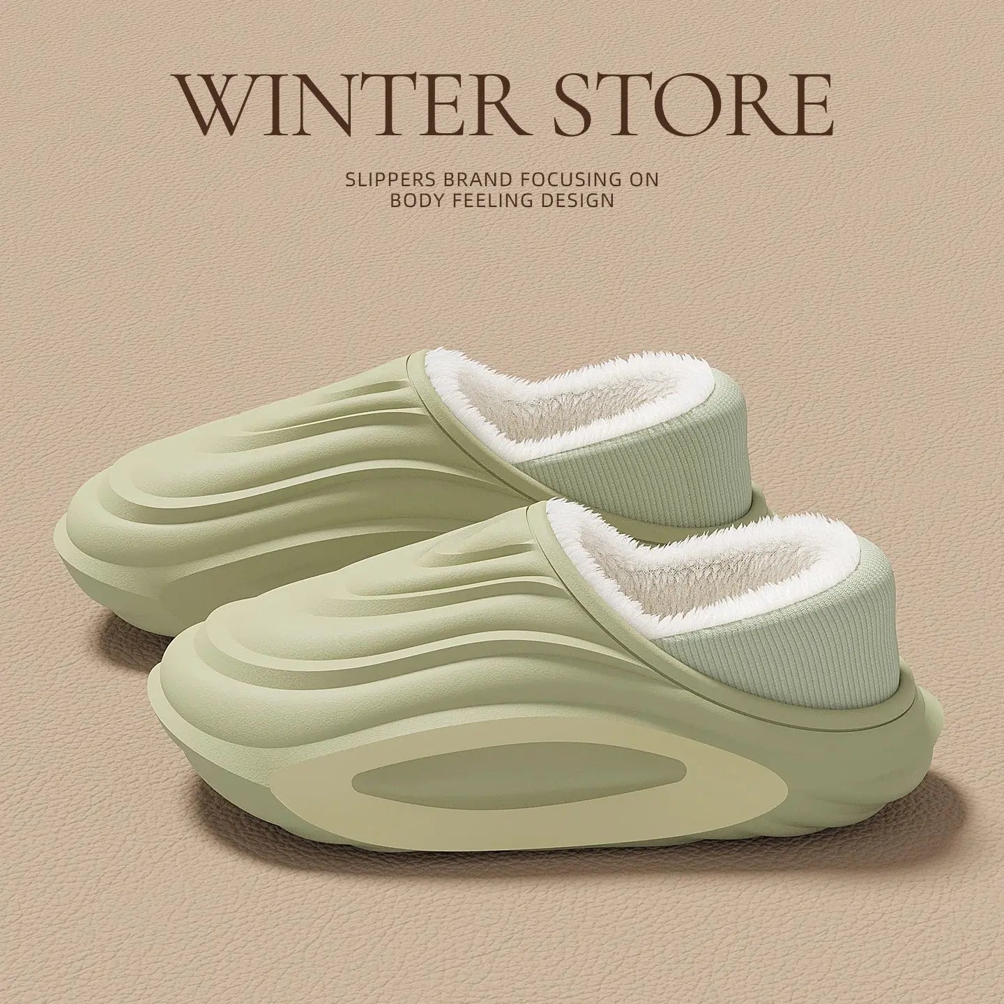 Chaussures pour femmes à semelles épaisses, antidérapantes, doublées en polaire - TheSheriffShop