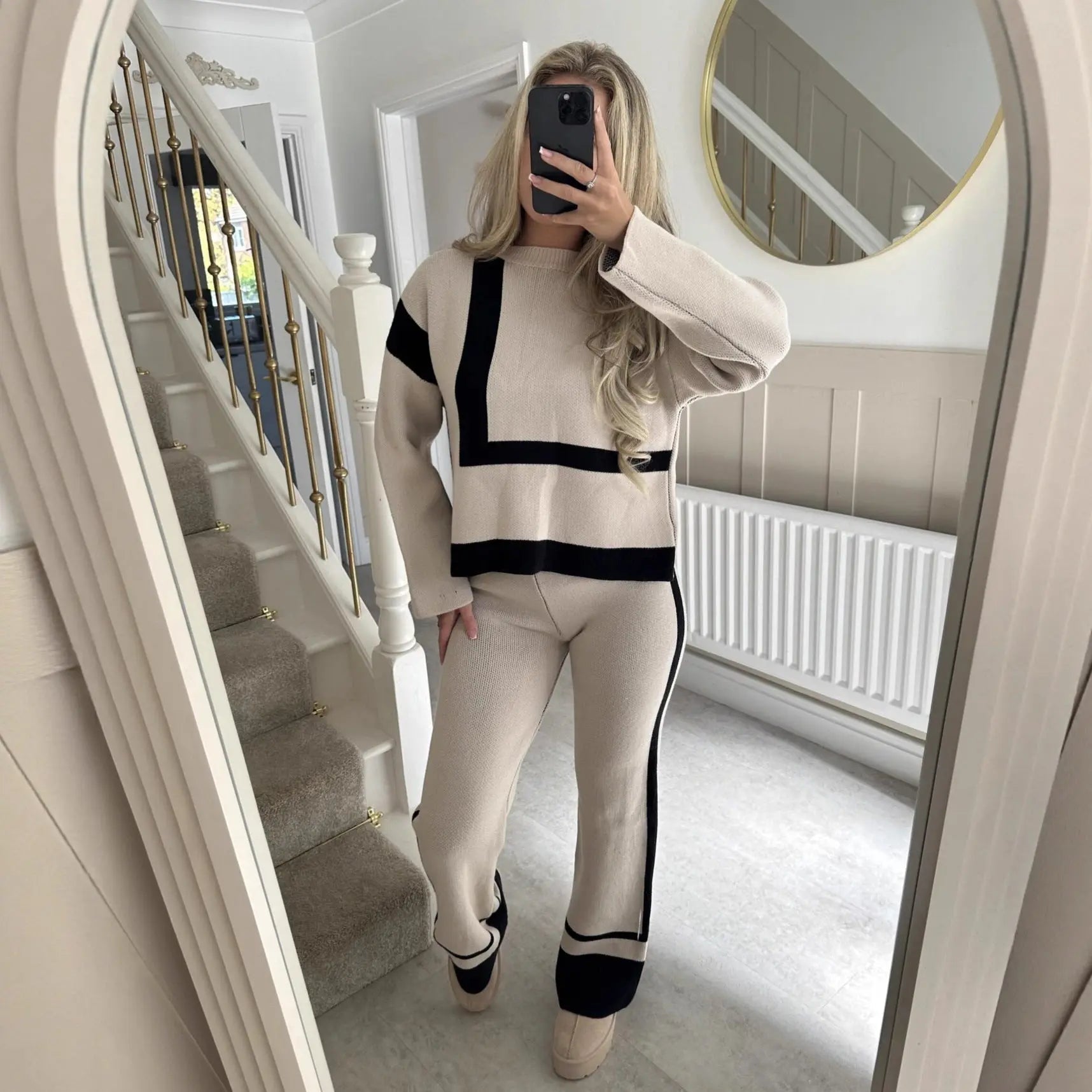 Ensemble à col rond décontracté - TheSheriffShop