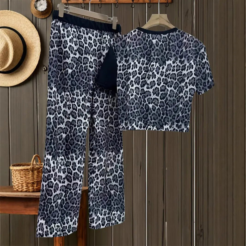 Ensemble deux pièces décontracté et confortable pour femme, style européen et américain - TheSheriffShop