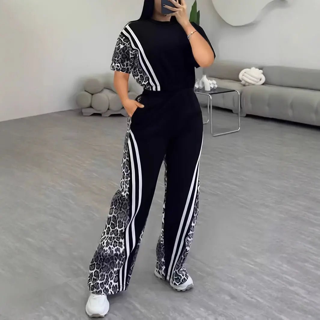 Ensemble deux pièces décontracté et confortable pour femme, style européen et américain - TheSheriffShop