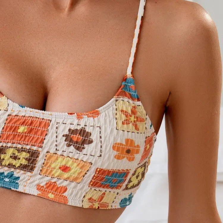 Maillot de bain bikini avec motif floral - TheSheriffShop