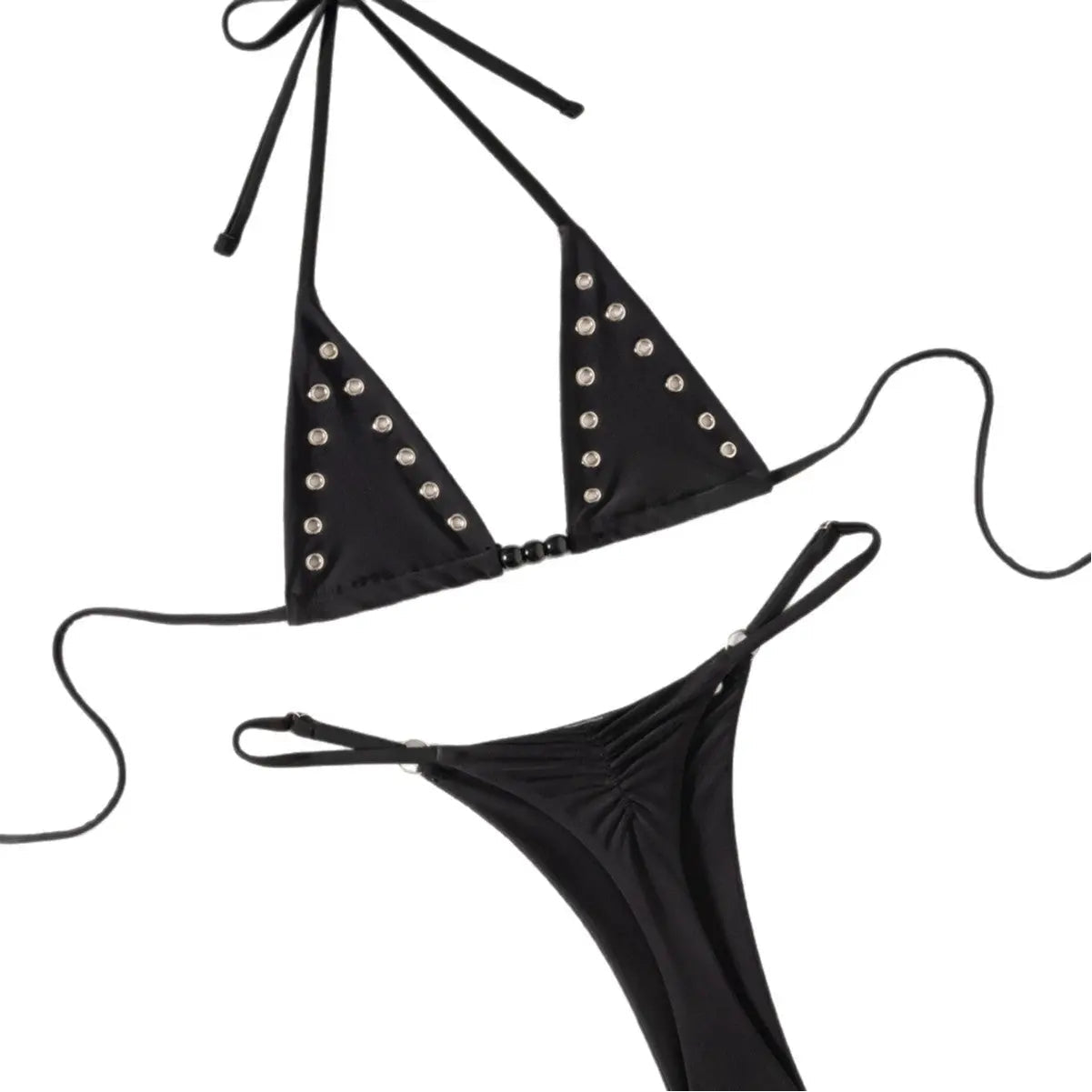 Maillot de bain bikini sexy avec anneaux sur les bords - TheSheriffShop