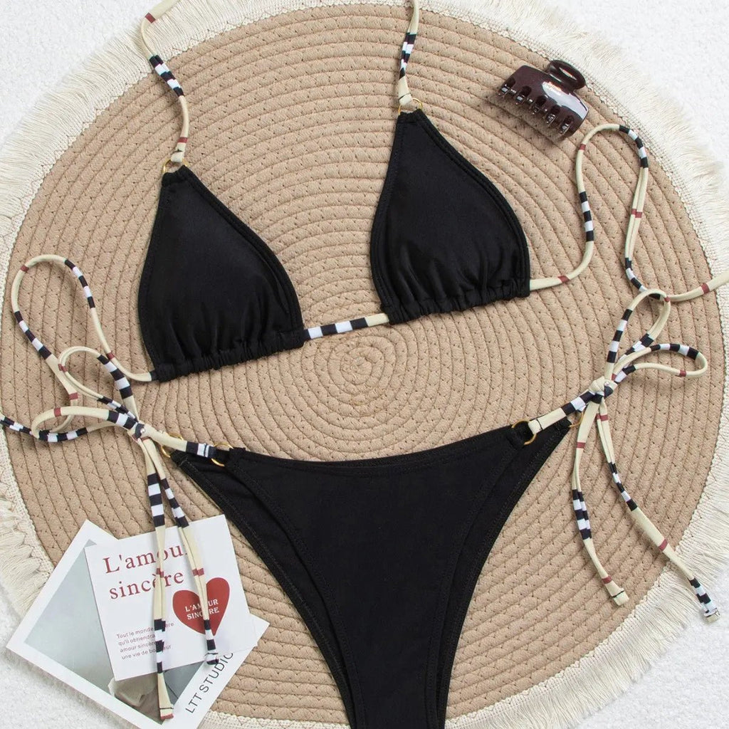 Maillot de bain sexy avec ficelles - TheSheriffShop
