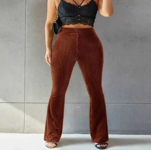 Pantalon Glamour en Velours - TheSheriffShop