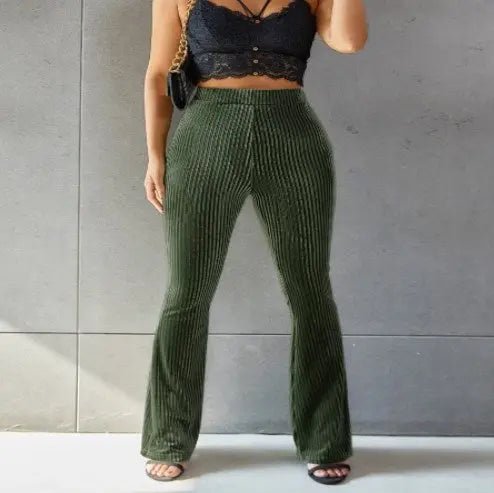 Pantalon Glamour en Velours - TheSheriffShop