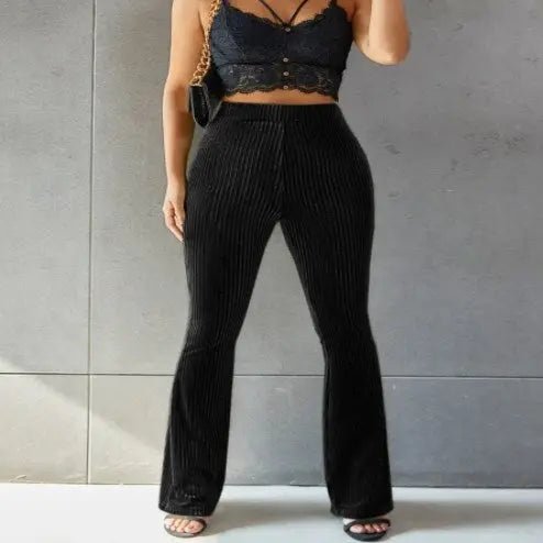 Pantalon Glamour en Velours - TheSheriffShop