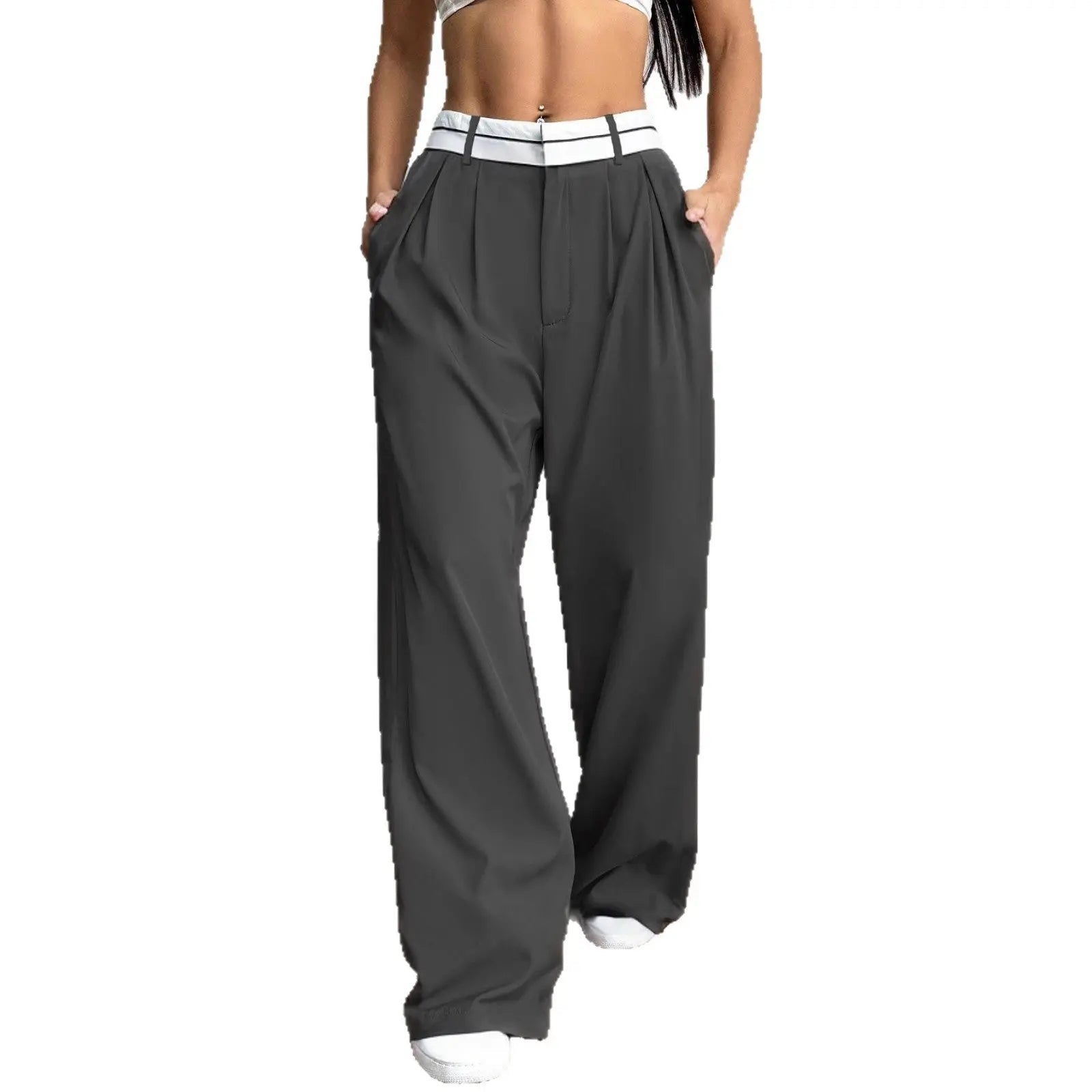 Pantalons de costume amples à jambes larges - TheSheriffShop