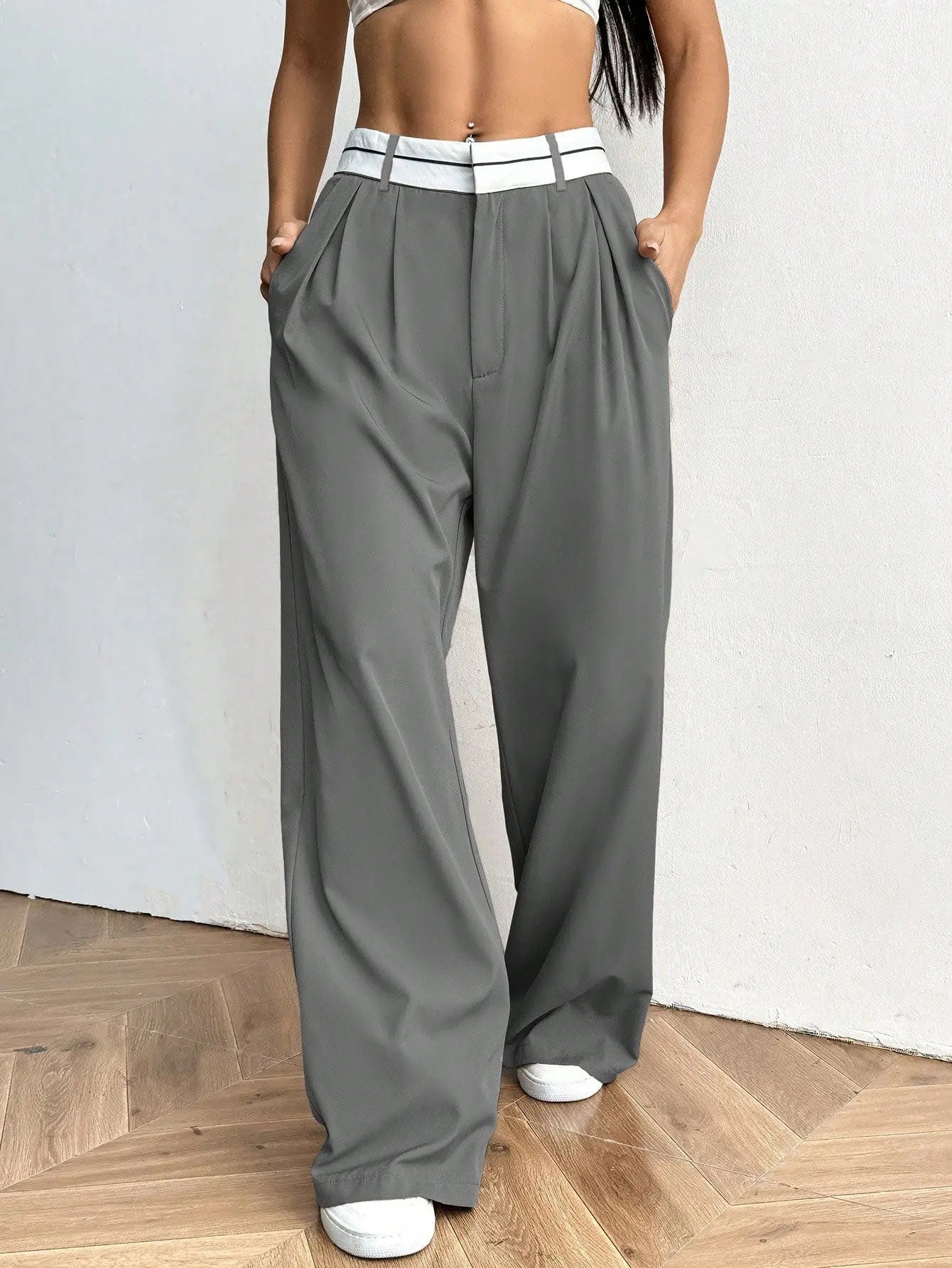 Pantalons de costume amples à jambes larges - TheSheriffShop