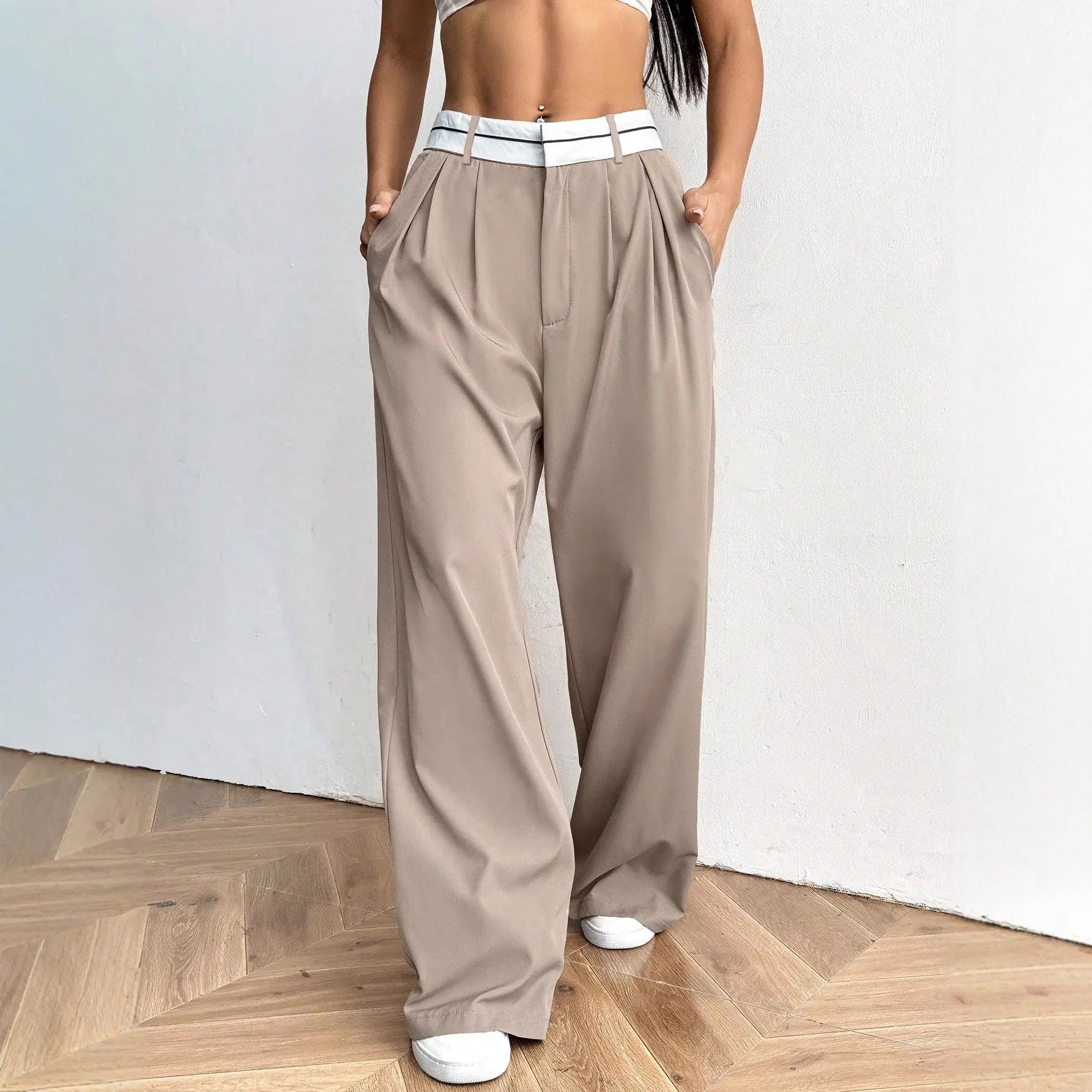 Pantalons de costume amples à jambes larges - TheSheriffShop