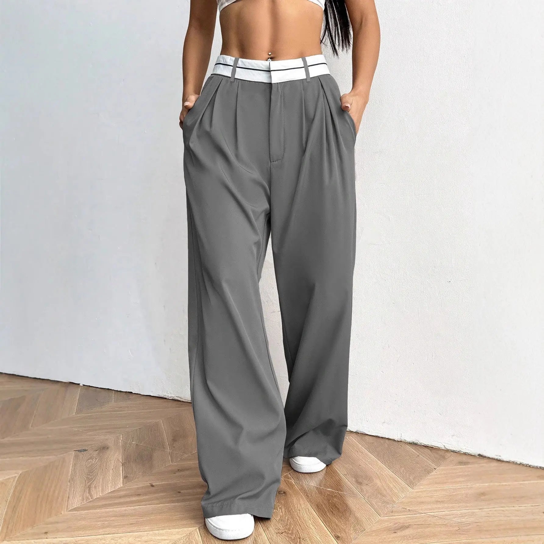 Pantalons de costume amples à jambes larges - TheSheriffShop