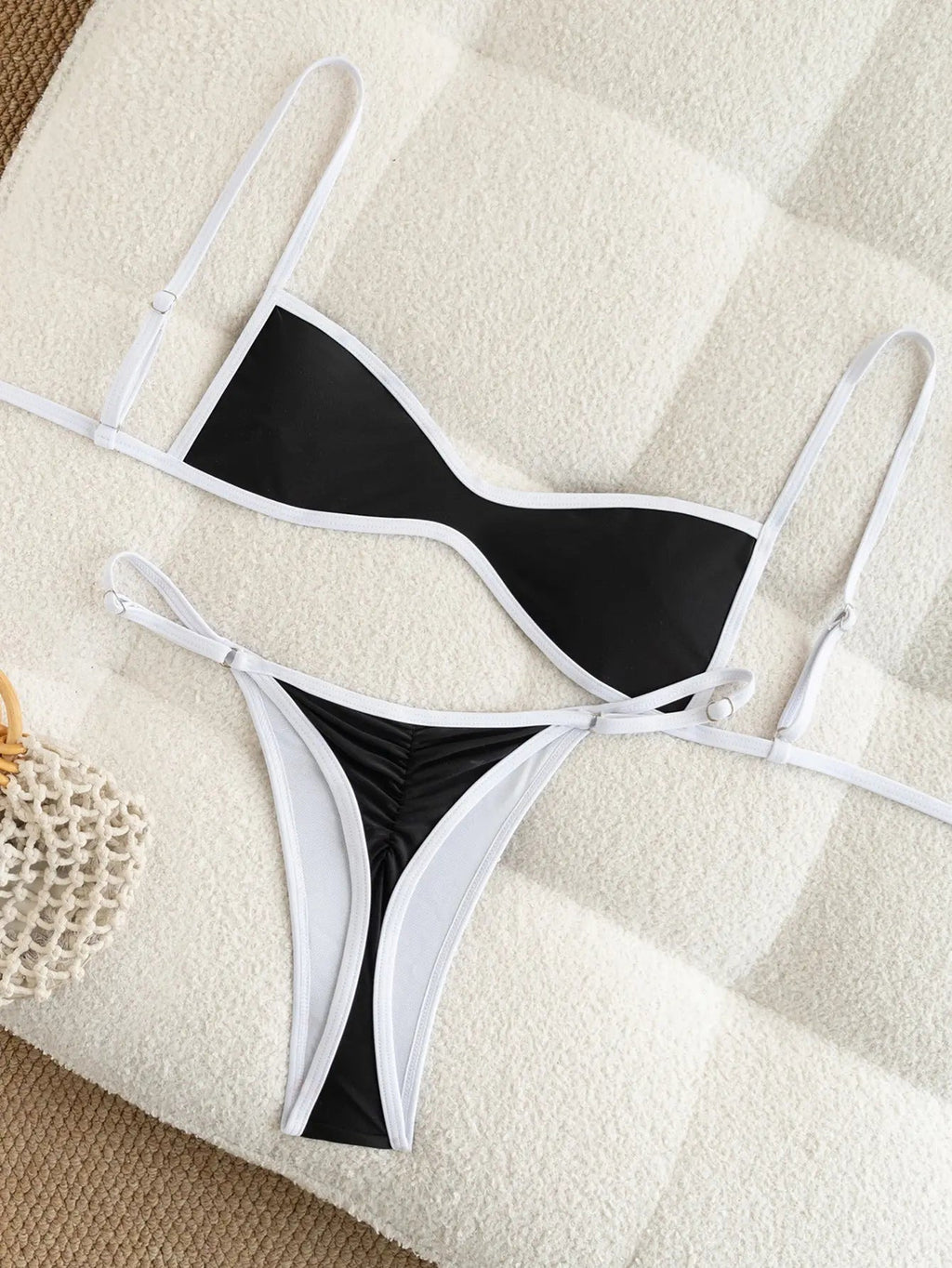 Strapless Bikini Swimsuit with Adjustable Waist - TheSheriffShop